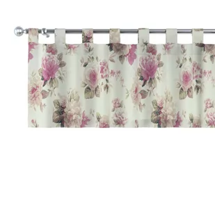 Dekoria Lambrekin na szelkach różowo-beżowe róże na kremowym tle 390 × 40 cm Mirella 1358-141-07 - Zasłony - miniaturka - grafika 1