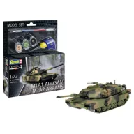 Modele do sklejania - Model set M1A1 AIM(SA)/ M1A2 Abrams - miniaturka - grafika 1