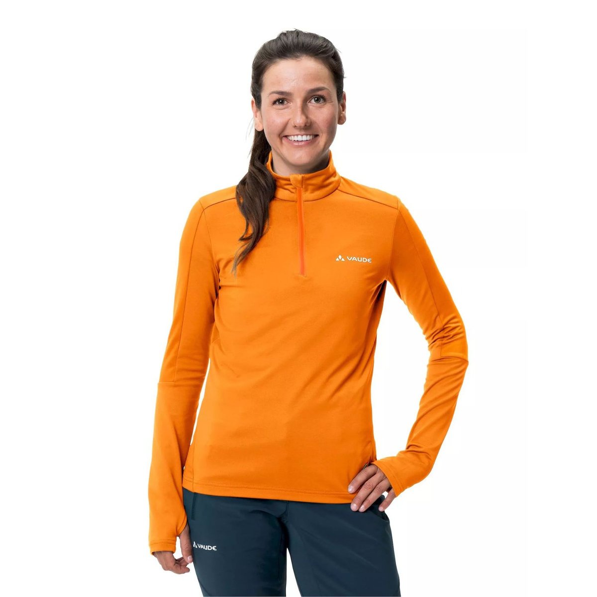 Bluza damska Vaude Livigno Halfzip II techniczna trekkingowa sportowa-L