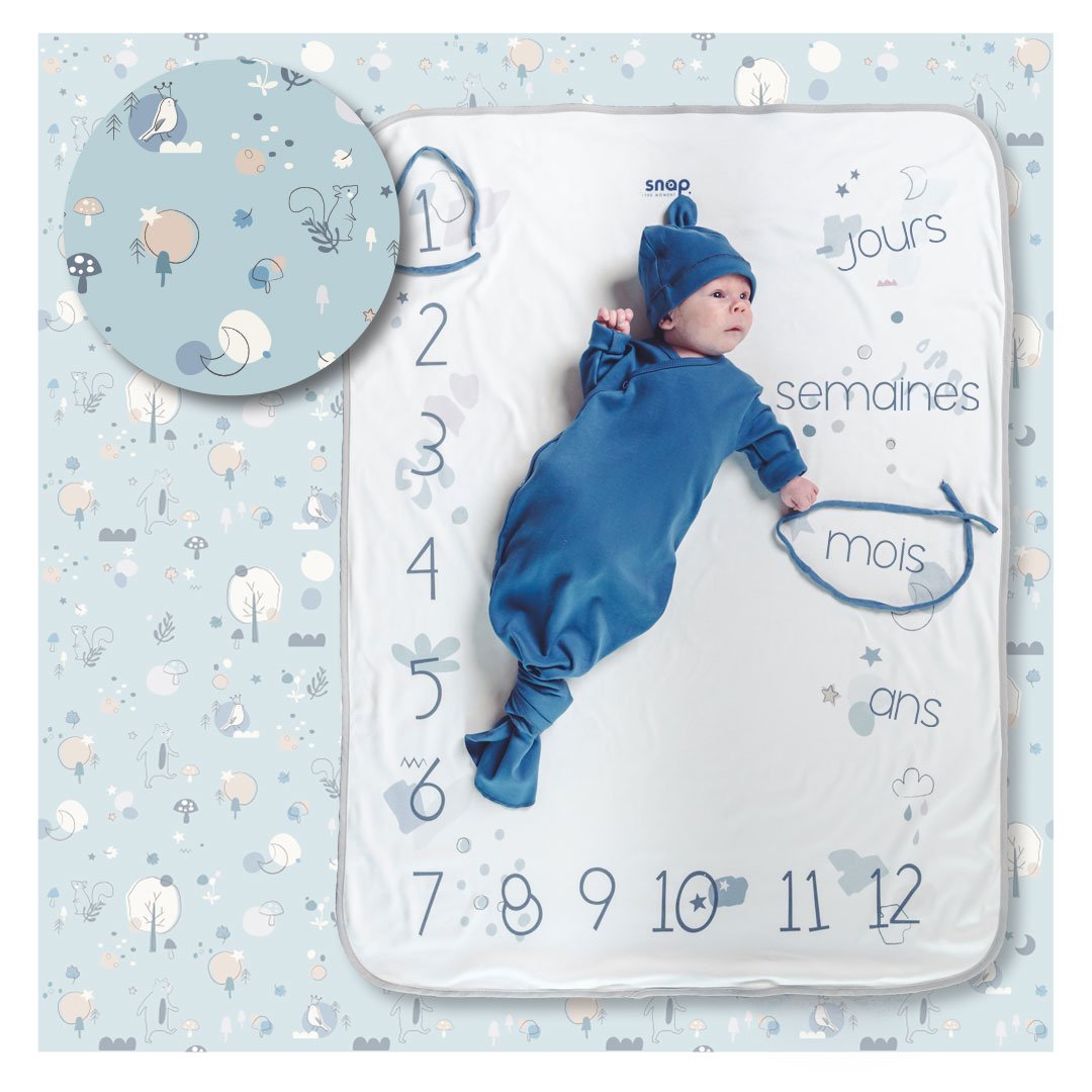 Foto-kocyk Fresh forest - Snap the moment - Francuska wersja 0+