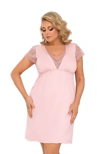 Koszulka Celine Plus Power Pink Powder Pink (Rozmiar 48) - Piżamy ciążowe - miniaturka - grafika 1
