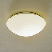 Lampy sufitowe - STEINEL Plafon z czujnikiem ruchu RS 10 L, możliwość ściemniania, biały / opal, przedpokój, szkło, nowoczesny - miniaturka - grafika 1