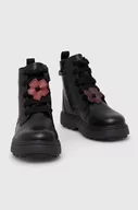 Buty dla dziewczynek - Camper botki skórzane dziecięce TWS Kids kolor czarny - miniaturka - grafika 1