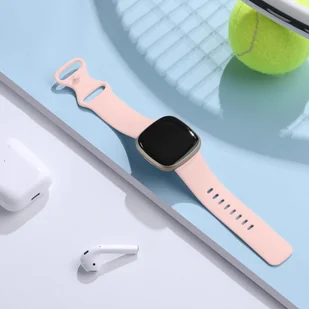 Opaska / Pasek Braders do Fitbit Versa 4 / Fitbit Versa 3 pudrowy róż - Akcesoria do smartwatchy - miniaturka - grafika 8