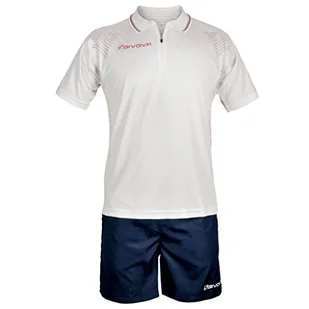 Givova, kit easy wielokolorowa czerwony/niebieski S - Zestawy męskiej odzieży sportowej - miniaturka - grafika 1