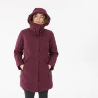 Odzież trekkingowa damska - Parka turystyczna damska zimowa Quechua SH500 -10°C wodoodporna - miniaturka - grafika 1