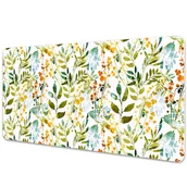 Podkładki na biurko - Ochronna podkładka na biurko Kwiaty Boho 90x45 cm - miniaturka - grafika 1