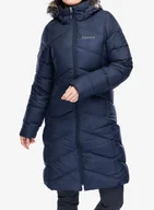 Kurtki męskie - Płaszcz puchowy damski Marmot Montreaux Coat - midnight navy/navy - miniaturka - grafika 1