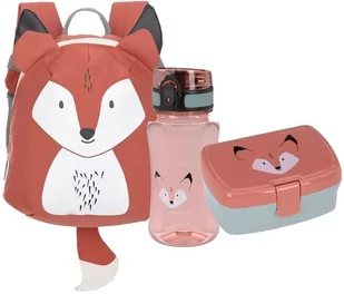 Zestaw Lassig Plecak + Bidon + Lunchbox Lis - Plecaki szkolne i tornistry - miniaturka - grafika 1