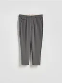 Spodnie męskie - Reserved - Spodnie chino regular fit - jasnoszary - miniaturka - grafika 1