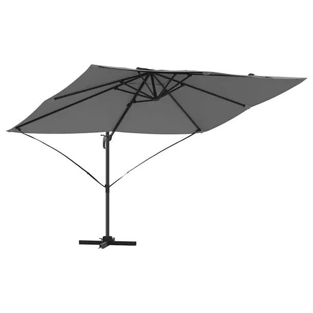 Parasol plażowy Antracyt 351 x 250 x 260 cm