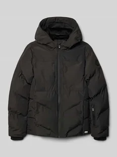 Kurtka pikowana o kroju regular fit z aplikacją z logo model ‘Grazzo’ - Kurtki i płaszcze dla chłopców - miniaturka - grafika 1