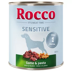 Rocco Sensitive 6 X 800 G - Dziczyzna Z Makaronem - Mokra karma dla psów - miniaturka - grafika 2