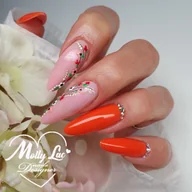 Lakiery hybrydowe - Molly Lac Lakier hybrydowy MollyLac BonBons Marshmallow 10 ml Nr 451 - miniaturka - grafika 1