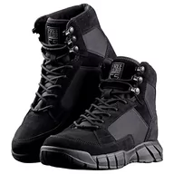 Botki damskie - FREE SOLDIER Męskie botki, ultralekkie, wojskowe, taktyczne, do kostek, 15 cm, z koronką do oddychających butów Desert Boots (czarne, 44) - miniaturka - grafika 1