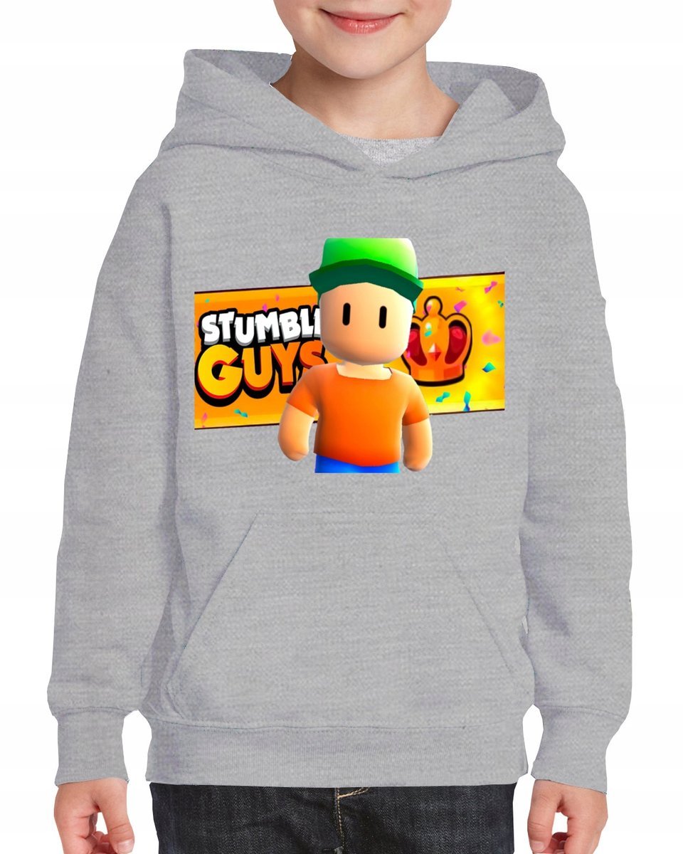BLUZA DZIECIĘCA Z KAPTUREM STUMBLE GUYS 140 3159