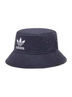 Czapki damskie - Adidas Kapelusz adicolor Trefoil Bucket HD9710 Fioletowy - miniaturka - grafika 1