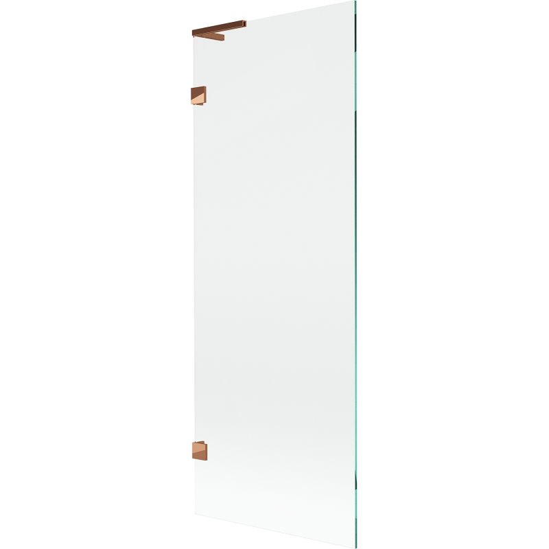 Mexen Lunar L parawan nawannowy 1-skrzydłowy 70 x 150 cm, transparent, różowe złoto - 897L-070-000-60-00