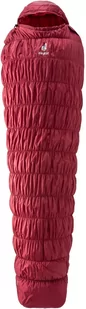 Deuter Exosphere -6° Sleeping Bag Long, czerwony Right Zipper 2021 Śpiwory syntetyczne - Śpiwory - miniaturka - grafika 1