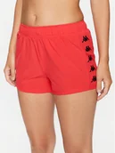 Spodenki damskie - Kappa Szorty sportowe 312087 Różowy Regular Fit - miniaturka - grafika 1