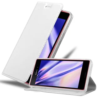 Pokrowiec Ochronny Do Sony Xperia M4 AQUA Etui w CLASSY SREBRNY Case Obudowa Ochronny Cover Cadorabo - Etui i futerały do telefonów - miniaturka - grafika 1