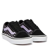 Buty dla dziewczynek - Tenisówki Vans Old Skool VN000Y1BPRP1 Czarny - miniaturka - grafika 1