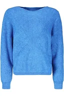Swetry damskie - Garcia Sweter damski, niebieski (Nordic Blue), XS (DE) - miniaturka - grafika 1