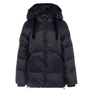 Damska Kurtka pikowana GUESS LETIZIA HOODED PUFFA W3BL21WG0V0-JBLK – Czarny - Kurtki damskie - miniaturka - grafika 1