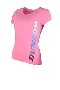 Koszulki i topy damskie - Dunlop Essential Line damska koszulka 1 Róża karminowa S 72251-S - grafika 1