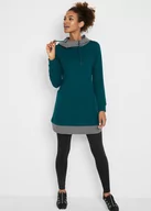 Sukienki - Długa bluza dresowa z legginsami (2 części) - bonprix - miniaturka - grafika 1