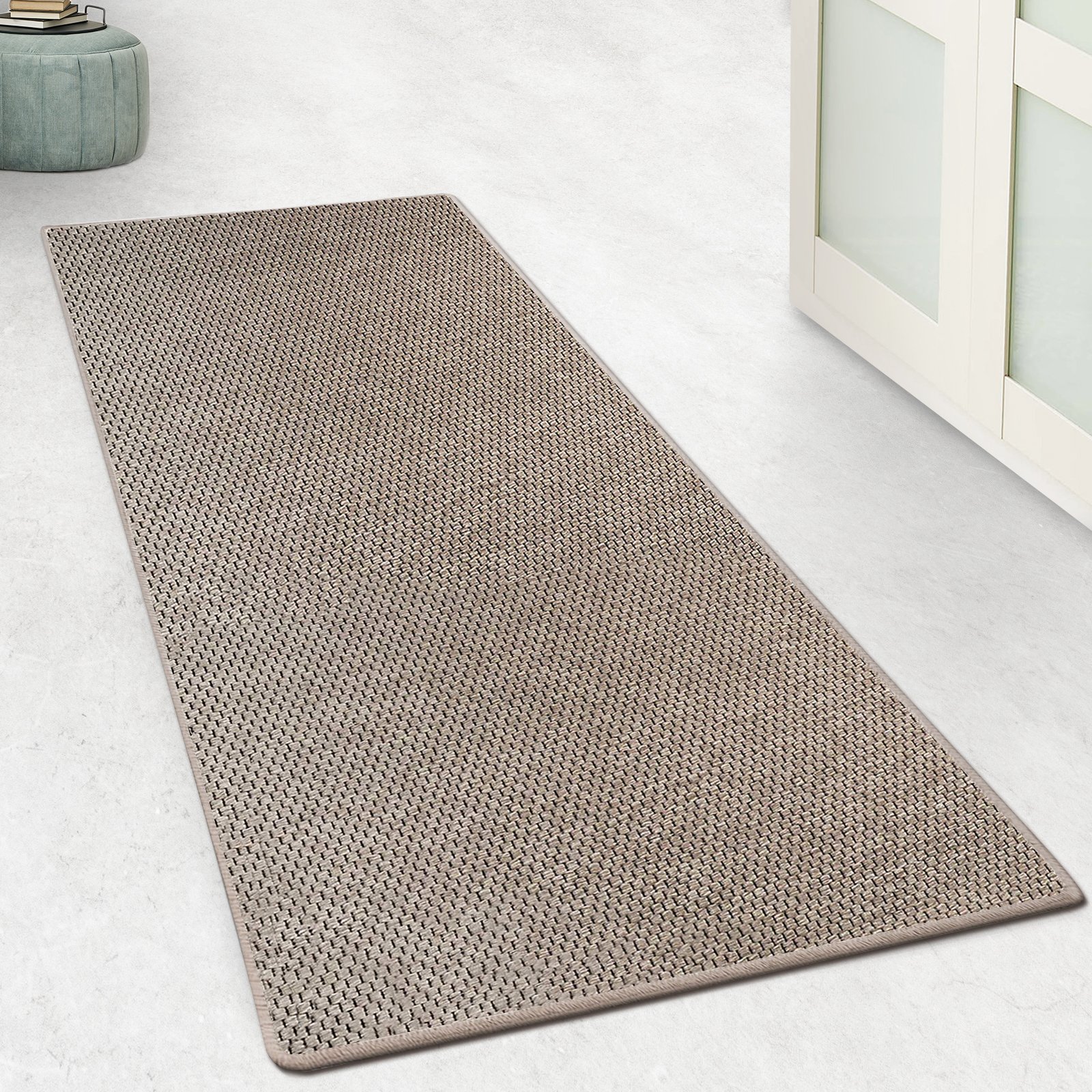 Dywan na wymiar Calcutta sizal look taupe Szerokość: 200 cm, długość: 150 cm