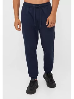 Spodnie sportowe męskie - Bench Spodnie dresowe "Sully" w kolorze granatowym - grafika 1