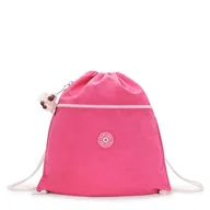 Plecaki - Kipling Supertaboo, Średni Plecak (ze Sznurkiem), 0 x 39.5 x 45 cm, Happy Pink C (Różowy) - miniaturka - grafika 1