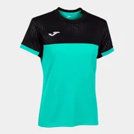 Koszulki i topy damskie - Koszulka damska Joma Montreal Short Sleeve T-shirt green/black S - miniaturka - grafika 1