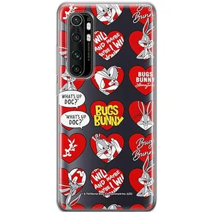 ERT GROUP etui na telefon Xiaomi MI NOTE 10 Lite, case oryginalny i oficjalnie licencjonowany przez Looney Tunes, wzór Bugs 022, optymalnie dopasowane, plecki z TPU częściowo przeźroczyste - Etui i futerały do telefonów - miniaturka - grafika 1