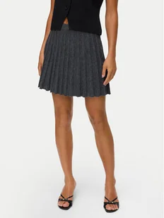 Vero Moda Spódnica plisowana Marina 10331534 Szary Regular Fit - Spódnice - miniaturka - grafika 1