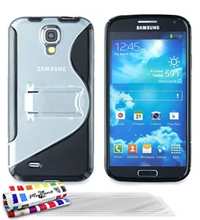 Samsung Ultraflache weiche Schutzhülle GALAXY S4 [avec pied le S Hybrid] [Schwarz] von MUZZANO + 3 Display-Schutzfolien UltraClear + STIFT und MICROFASERTUCH MUZZANO GRATIS - Das ULTIMATIVE, ELEGANTE - Etui i futerały do telefonów - miniaturka - grafika 1