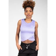 Koszulki sportowe damskie - Crop top fitness damski Gorilla Wear Estelle Twisted - miniaturka - grafika 1