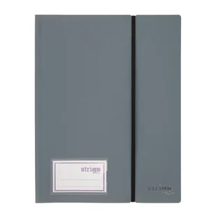 Album ofertowy Strigo A4 20 koszulek z gumką szary - Teczki i skoroszyty - miniaturka - grafika 1