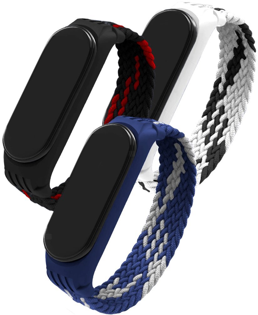 ChronSmarta Zestaw: 3x opaska ChronSmarta do smartband'a Xiaomi Mi Band 3 / 4 / 5 / 6
