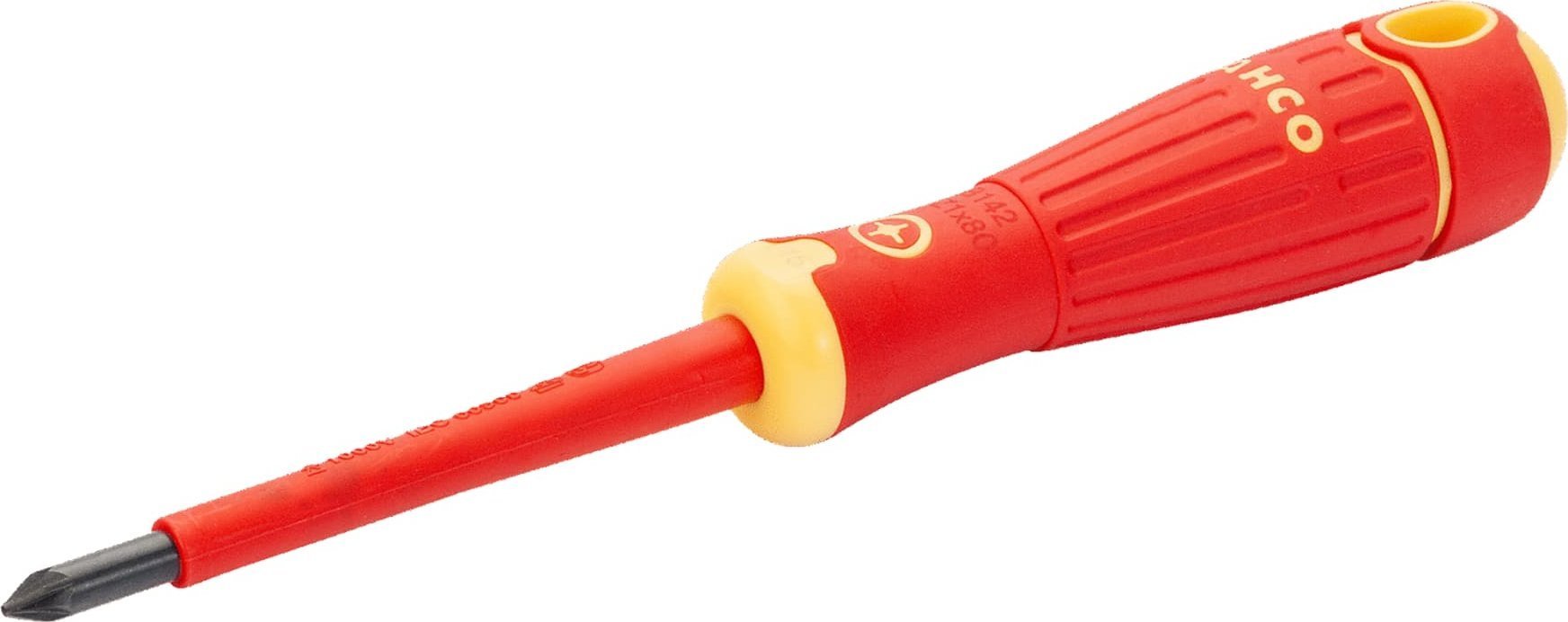 Bahco Wkrętak izolowany PZ1x80 mm SB