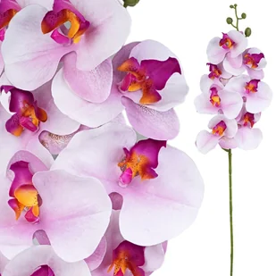 SZTUCZNY KWIAT STORCZYK 92 cm POJEDYNCZY NIEBIESKI REAL TOUCH GUMOWY WAZON - Sztuczne kwiaty - miniaturka - grafika 1