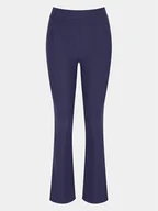 Piżamy damskie - Triumph Spodnie piżamowe Thermal MyWear Skinny Leg Trousers 10216565 Granatowy Skinny Fit - miniaturka - grafika 1