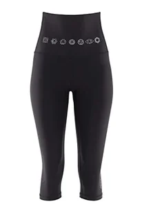 WINSHAPE Damskie spodnie Comfort ¾-Tights HWL212C"High Waist" ze srebrną aplikacją 7 czakrami, bardzo miękki styl, fitness czas wolny, joga pilates - Spodnie damskie - miniaturka - grafika 1