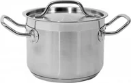 Akcesoria gastronomiczne - Yato Yato Garnek wysoki z pokrywką 160 mm 2,4 l YG-00001 - miniaturka - grafika 1