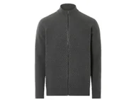 Swetry męskie - LIVERGY® Sweter męski dzianinowy (S (44/46), Ciemnoszary) - miniaturka - grafika 1