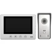 Wideodomofony - Eura-Tech WIDEODOMOFON EURA VDP-33A3 LUNA ekran 7 obsługa 2 wejść pamięć obrazów czytnik kluczy zbliżeniowych - miniaturka - grafika 1