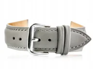 Akcesoria do zegarków - Pasek skórzany do zegarka W94 - siwy - 18mm - miniaturka - grafika 1