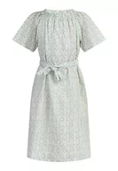 Sukienki - Scabbo Dziewczęca letnia sukienka Mimo Dress, turkusowy, 122 cm - miniaturka - grafika 1
