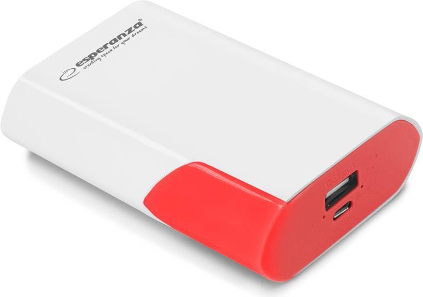 Esperanza Boson 6000 mAh Biało-czerwony EMP111WR
